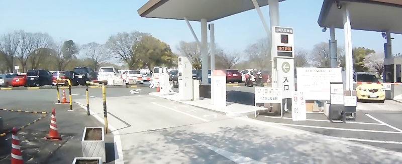 熊本城二の丸駐車場